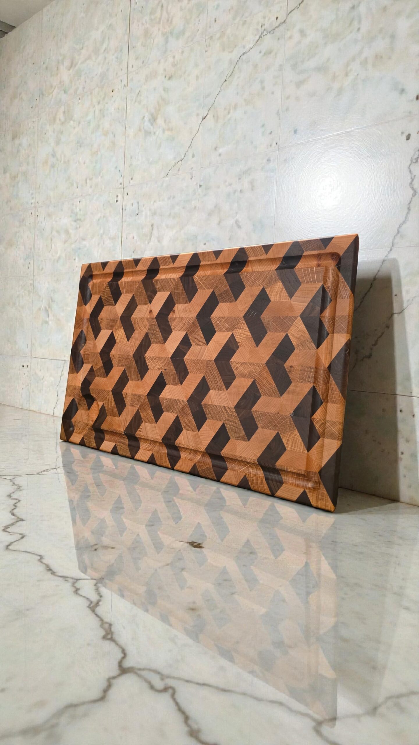 3D Endgrain Skurðarbretti